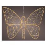 Sagoma luminosa Natale Kaemingk 490654 Farfalla Oro