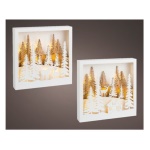 Kaemingk - Paesaggio Natalizio cornice con luci Kaemingk 481623 Assortito