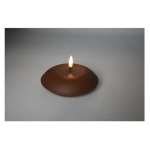 Pre Qu' Italia - Candela led Pre Qu' Italia D4021 effetto fiamma cera fusa Ruggine