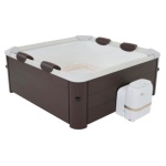 Mspa - Piscina idromassaggio Mspa F TR062W TRIBECA rigida Noce scuro