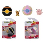 Rei Toys - Mini personaggio Clip n'Go in Pokè Ball Rei Toys PK160300 POKÉMON Asso