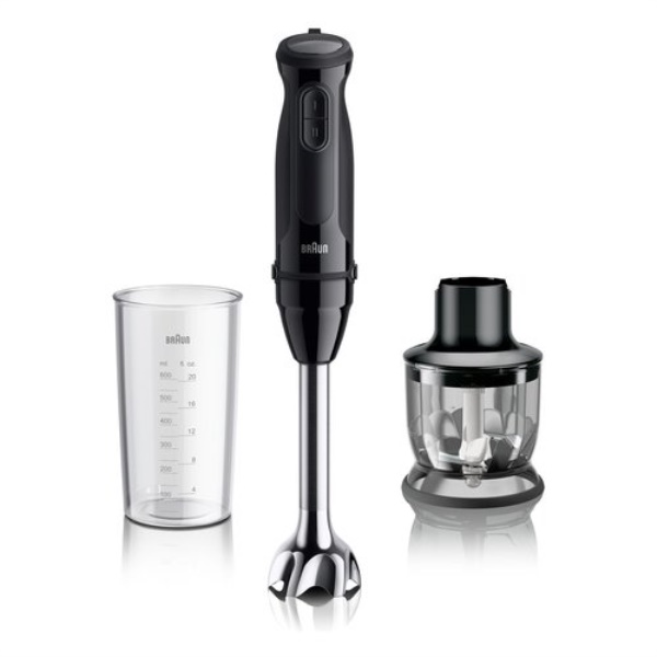 Frullatore immersione Braun 0X22111537 MULTIQUICK 3 MQ 30201 M Black