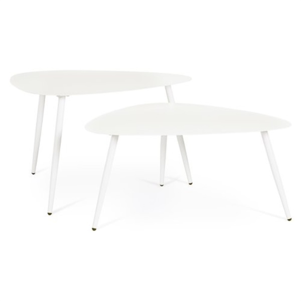 Set tavolini Yes Everyday 0803586 YVONNE Bianco