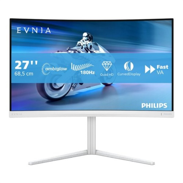Monitor Philips 27M2C5501 00 EVNIA 5000 Curvo QHD White