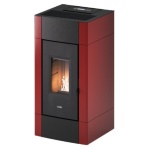 Cadel - Stufa pellet Cadel 7025034 CRISTAL 9 T1 Bordeaux