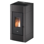 Stufa pellet Cadel 7025035 CRISTAL 9 T1 Antracite