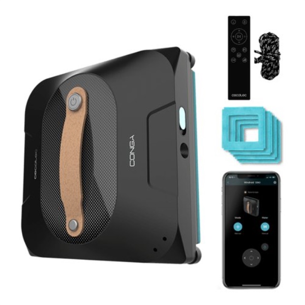 Lava vetri elettrico Cecotec A01 EU01 100141 CONGA Windroid 1390 Black