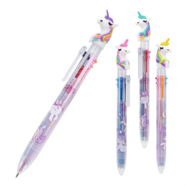 Penna sfera Globo 42839 PIN UP Unicorno Assortito Colori assortiti
