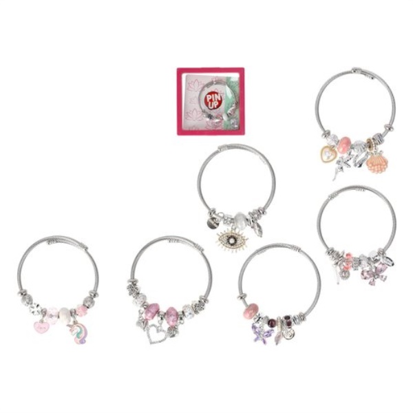 Gioielli e collane giocattolo Globo 42690 PIN UP Braccialetto con char
