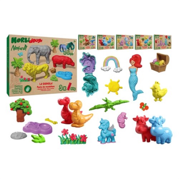 Pasta modellabile Globo 42901 KIDEA MORBIDOUGH Natural La Giungla