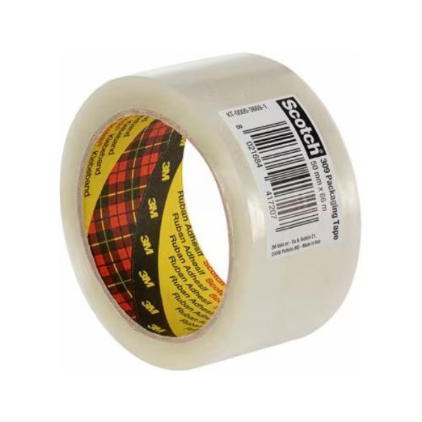 Nastro imballo Scotch 7000095619 3M 309 Trasparente