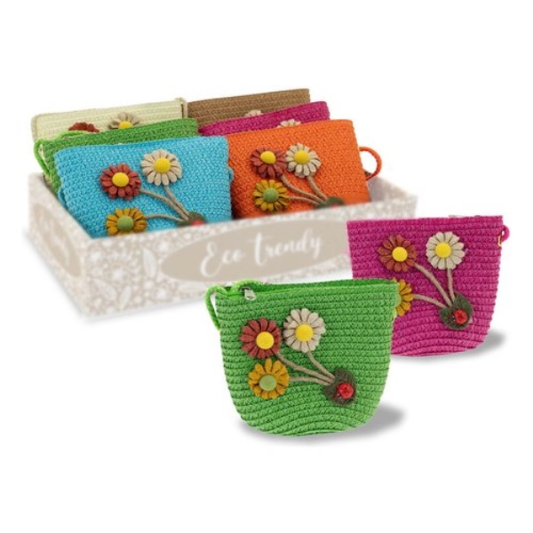 Borsetta gioco Teorema 52591 MISS SIGNORINA Eco Trendy in paglia Assor