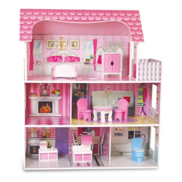 Playset bambola Teorema 40541 FATTO DI LEGNO Casa dei Sogni per bambol
