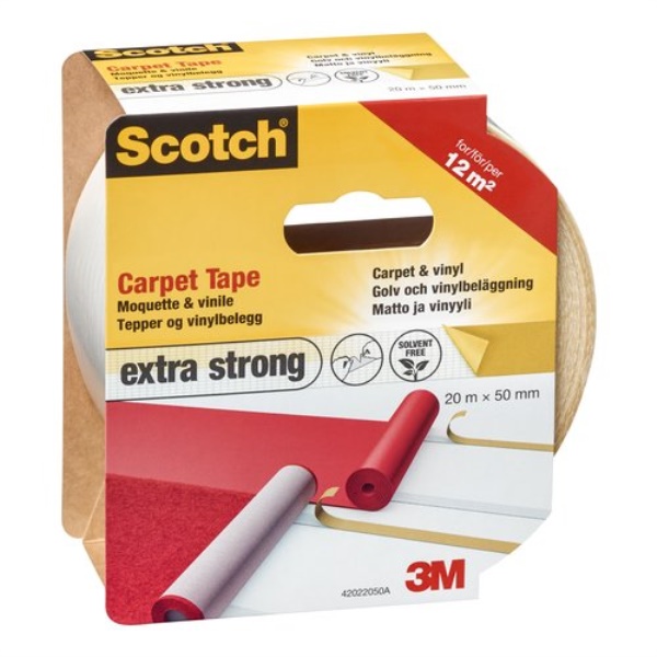 Nastro biadesivo Scotch 7100173411 3M Extra Strong Moquette
