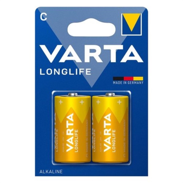 Batteria Mezza Torcia C Varta 04114 101 422 LONGLIFE