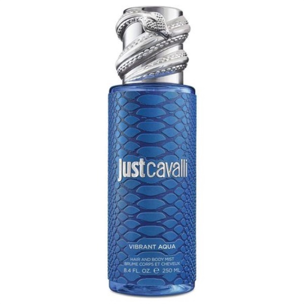 Vibrant aqua hair & body mist 250 ml Roberto Cavalli
