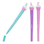 Globo - Penna sfera Globo 42828 PIN UP Cupcake Assortito Blu gel