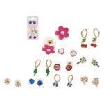 Globo - Orecchini 3 paia Globo 42834 PIN UP Assortito