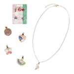 Globo - Collana con 4 charms Globo 42832 PIN UP Assortito