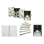 Teorema - Diario segreti Teorema 52540 MISS SIGNORINA Cats Black&White con penna