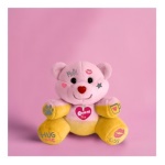 TRUDI - Peluche Trudi 25042 COCCOLOTTI Orsetto Honey Love&Tell Rosa e Giallo