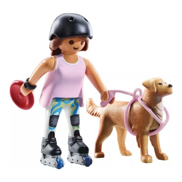Costruzioni Playmobil 71739 MY LIFE Golden Retriever con personaggio