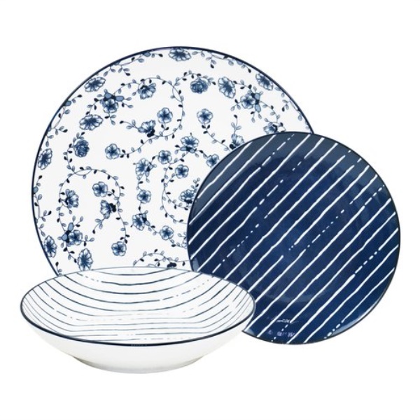 Servizio piatti Amicasa Art 52 GIUSY Blu