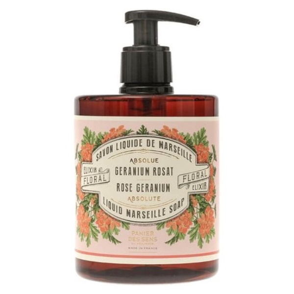 Detergente Panier des Sens Geranio rosat sapone di marsiglia liquido 5