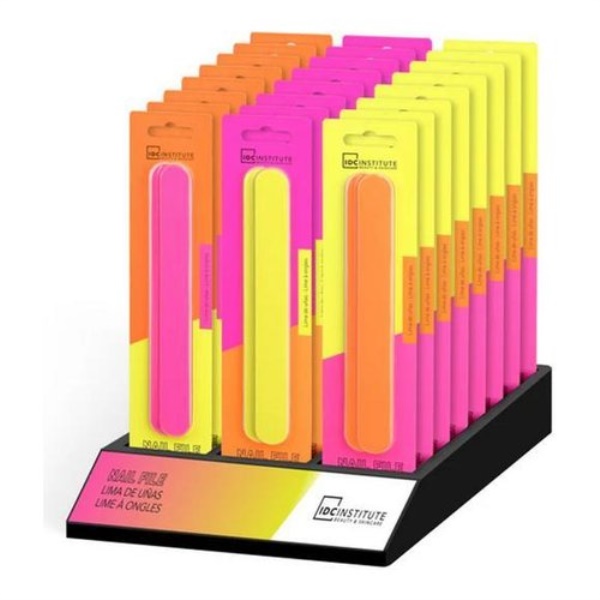 Lima unghie Idc Institute Neon colori assortiti 1 pz