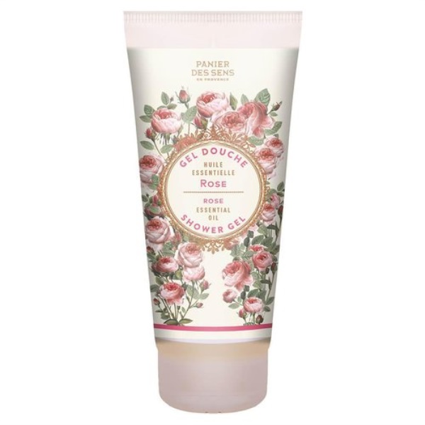 Bagno doccia Panier des Sens Rosa rigenerante gel  200 ml