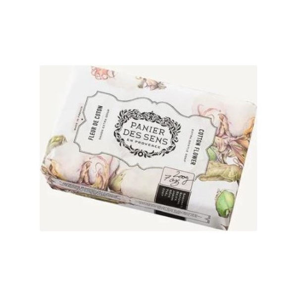 Sapone Panier des Sens Profumato extra delicato fiori di cotone 200 gr