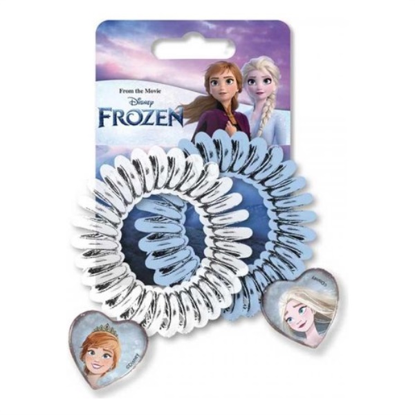 Set elastici capelli Coriex Frozen spirale 2 pezzi