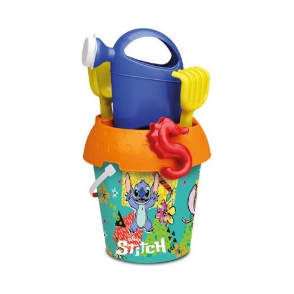 Set gioco sabbia Adriatic 252 DISNEY STITCH Set secchiello mare con ac