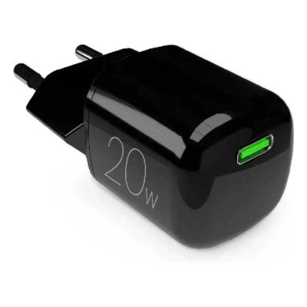 Caricabatterie Puro PUFCMTCUSBC20WGBLK MINIPRO 20W GaN Black