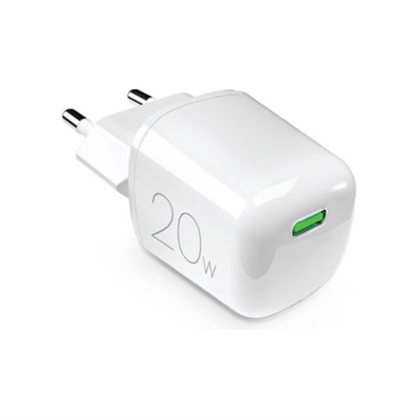 Caricabatterie Puro PUFCMTCUSBC20WGWHI MINIPRO 20W GaN White