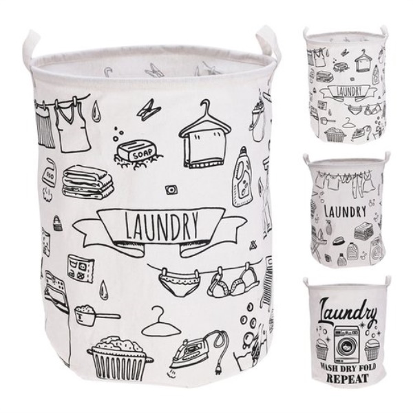 Porta biancheria Koopman 170489230 con anello plastica rigida Assortit