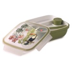Snips - Porta pasto Snips 000378 LUNCH BOX 2V Tucano con posate Verde