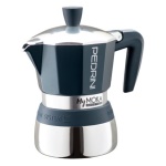 Caffettiera Pedrini 02CF165 MYMOKA INDUCTION Velvet Blue e Cromo