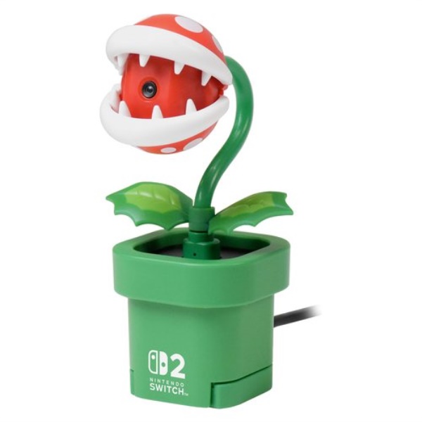 Webcam Nintendo 10016155 SWITCH 2 Camera Pirahna Plant Green e Red