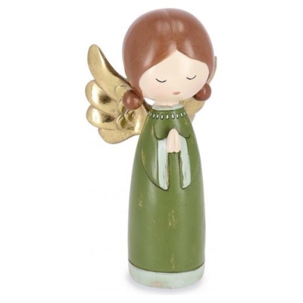 Figura Angelo Resina plastica Bizzotto Christmas decor 0975548 HOLY Ve