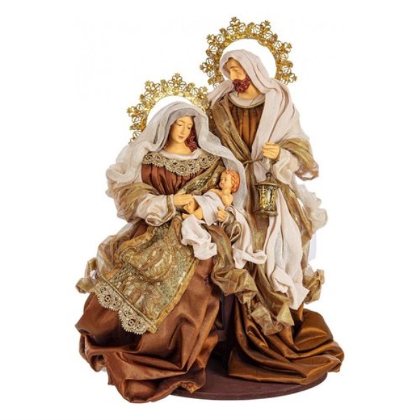 Sacra Famiglia Stand Bronzo L Bizzotto Christmas decor 0937221 SPLENDO