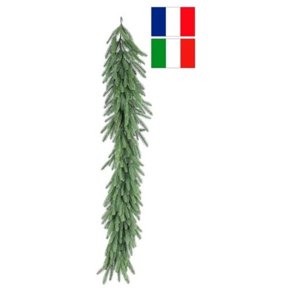 Decoro Bizzotto Christmas decor 0939715 TIROLO Festone Verde
