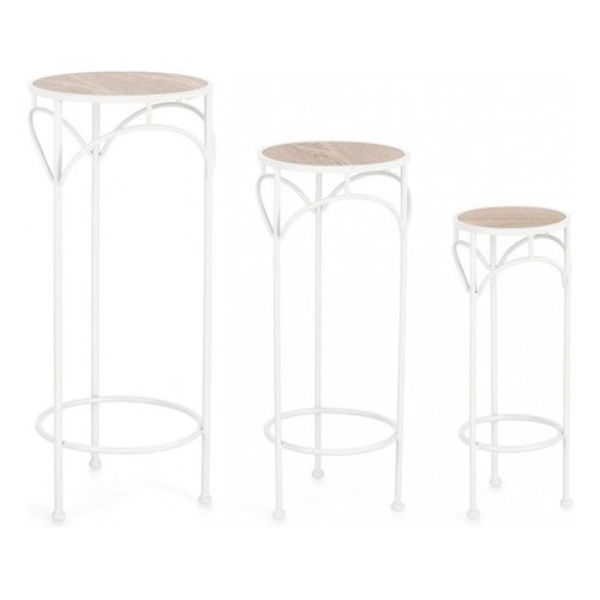 Set porta vasi piante Yes Everyday 0741584 GUENDA Bianco