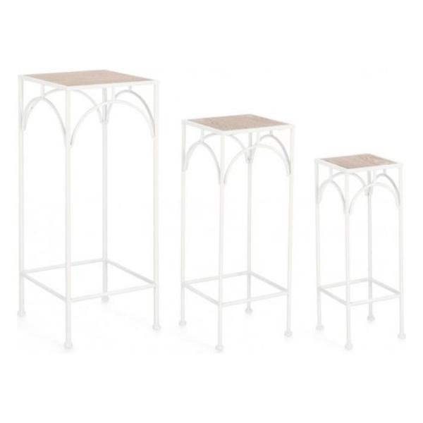 Set porta vasi piante Yes Everyday 0741583 GUENDA Bianco
