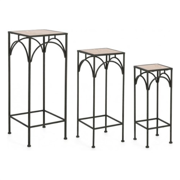 Set porta vasi piante Yes Everyday 0742980 GUENDA Nero