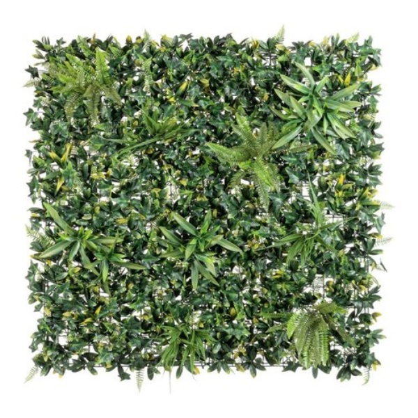 Siepe sintetica Yes Everyday 0790461 pannello mix edera e felce Verde