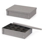 Amicasa - Scatola salvaspazio Amicasa Art.6 Grey