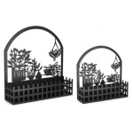 Set porta vasi piante Yes Everyday 0723955 ROSALINDA Nero
