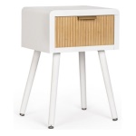 Yes Everyday - Comodino Yes Everyday 0748597 CHARLEY Bianco e Naturale