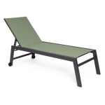 Yes Everyday - Lettino prendisole Yes Everyday 0664001 HILDE Antracite e Verde